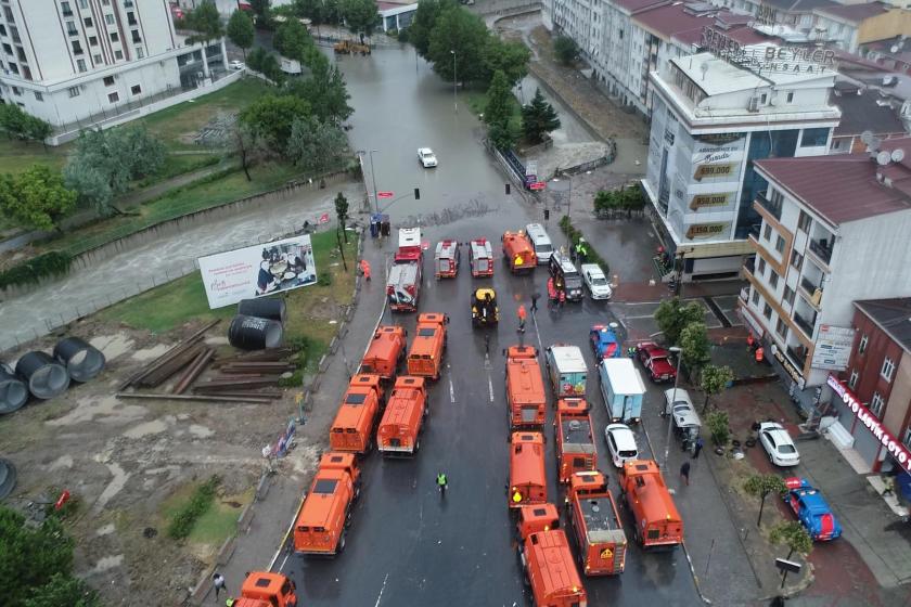 Esenyurt'taki sel felaketi