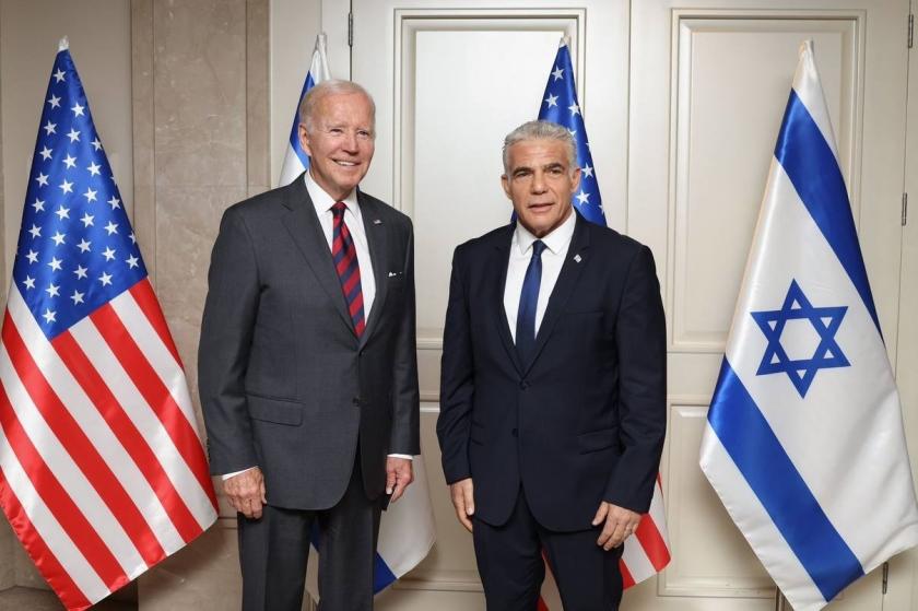 Joe Biden ve Yair Lapid