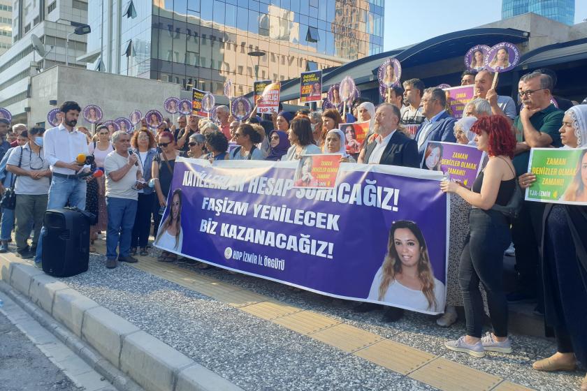 Deniz Poyraz davası için toplanan kalabalık