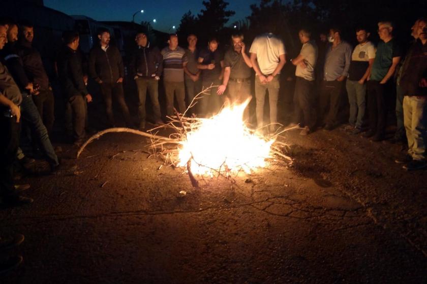 Sivas Kangal Termik Santrali işçileri