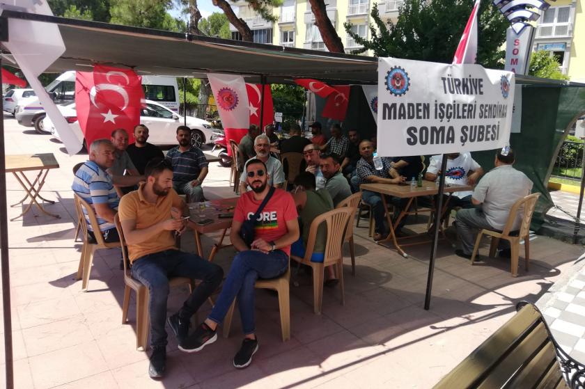 soma işçiler çadır 