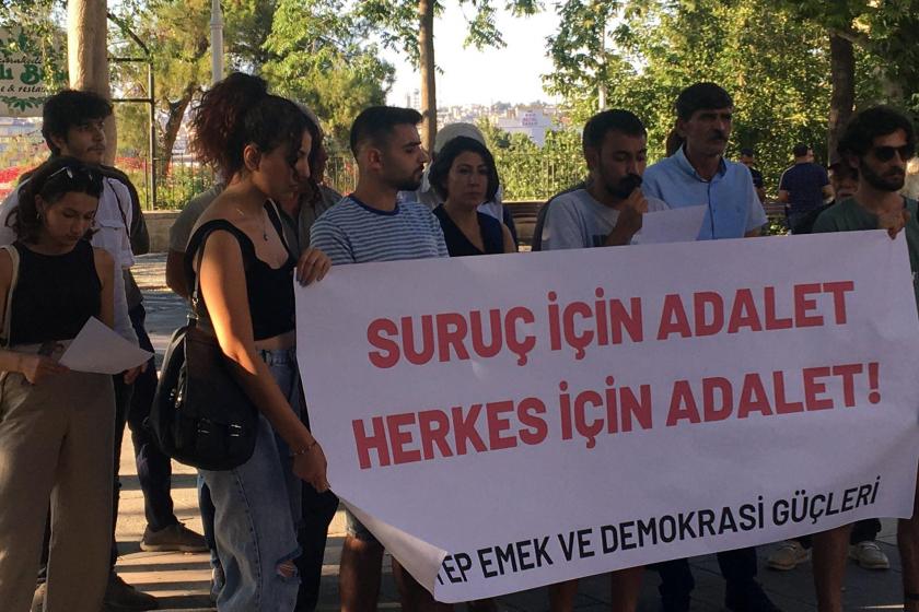 Suruç Katliamı'nda yaşamını yitirenler Antep'te anıldı