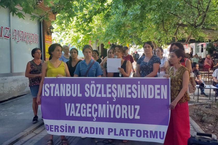 Dersim Kadın Platformu basın açıklaması düzenledi