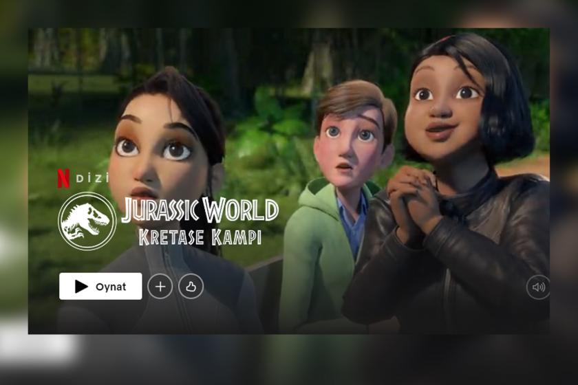 Netflix'in Jurassic World Kretase Kampı dizisi kapağı