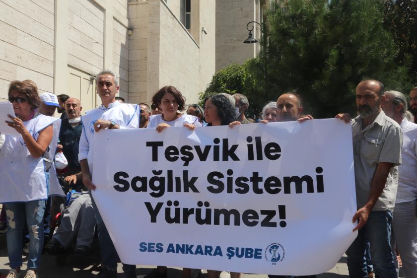 Ses Ankara Şube üyeleri açıklama yaptı