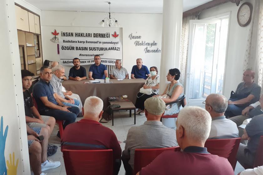 Antep emek ve demokrasi güçleri açıklama