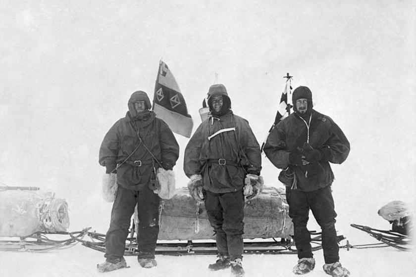 Ernest Henry Shackleton, Kaptan Robert Falcon Scott ve Dr. Edward Adrian Wilson'un Güney Kutbu keşfi