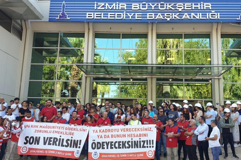 İzmir Büyükşehir Belediyesi işçileri 