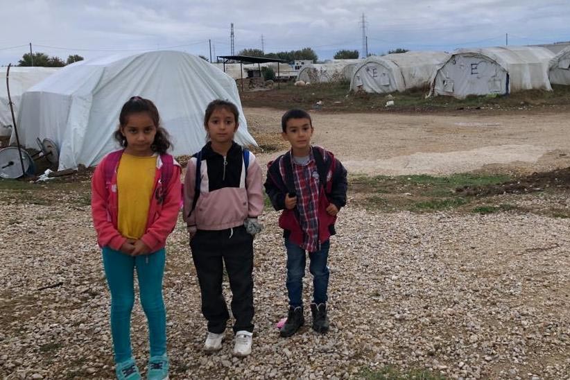 Mevsimlik işçilerin okula giden çocukları