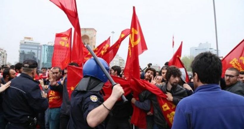 Taksim'e koşarak giren Komünist Partililere 11 yıla kadar hapis istemi