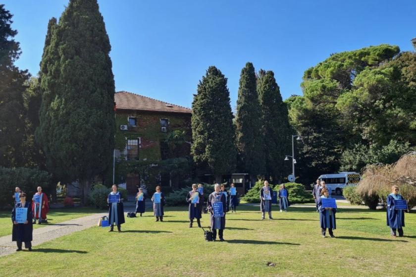 Boğaziçi Üniversitesi akademisyenleri eylem yaptı