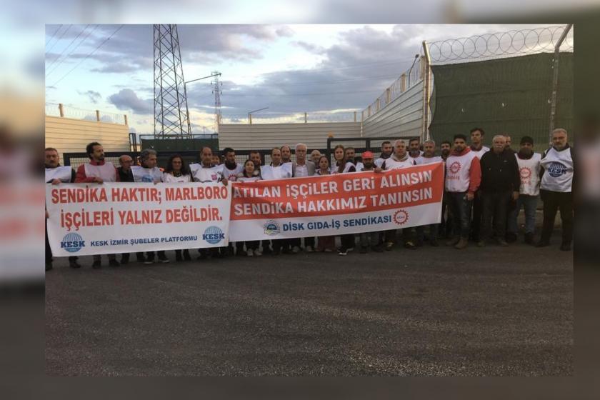 Marlboro işçilerine ziyarete gelenler