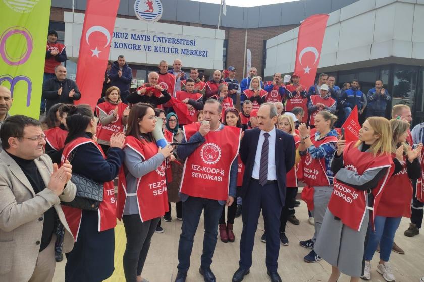 Ondokuz Mayıs üniversitesi hastanesi işçileri