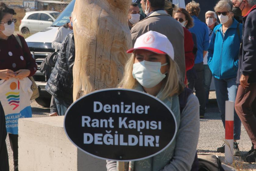 Çeşme Turizm Bölgesi Projesi’ne karşı eylem