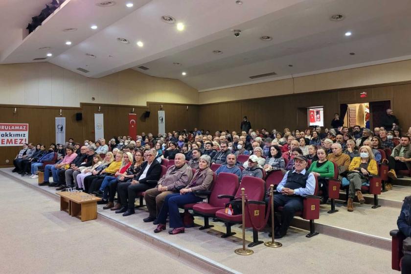 Didim'de düzenlenen Evrensel ile dayanışma etkinliği