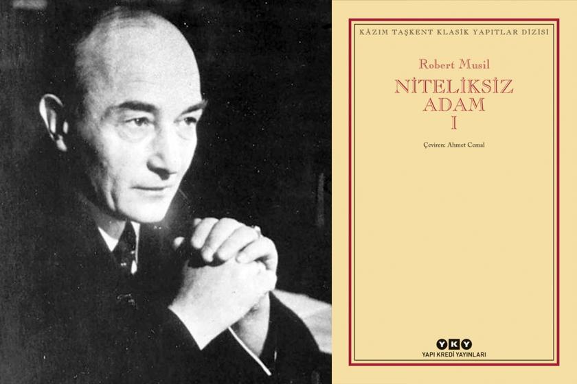 Robert musil ve niteliksiz adam kitap kapağı