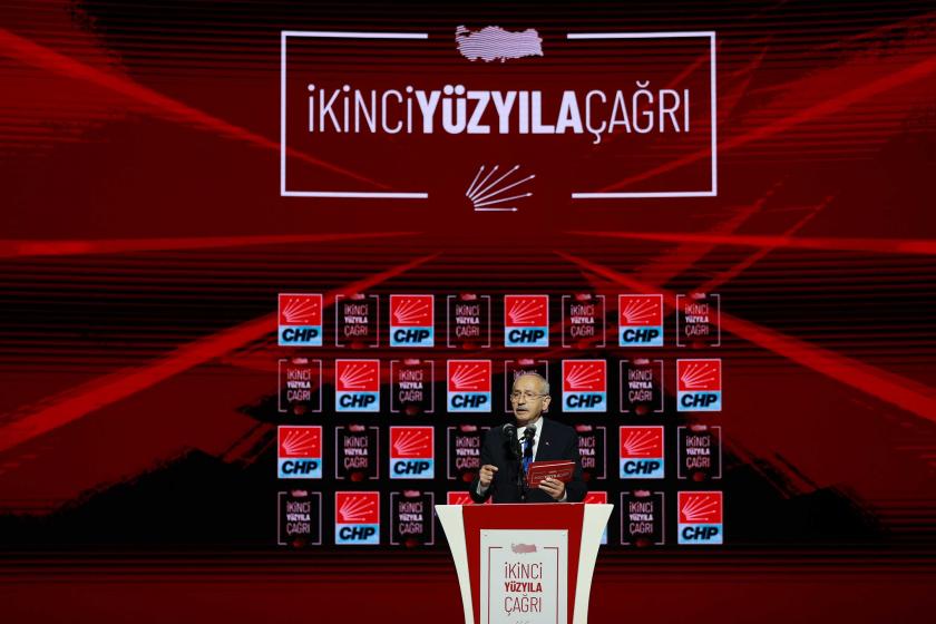 Kemal Kılıçdaroğlu, İkinci Yüzyıla Çağrı buluşmasında konuşurken