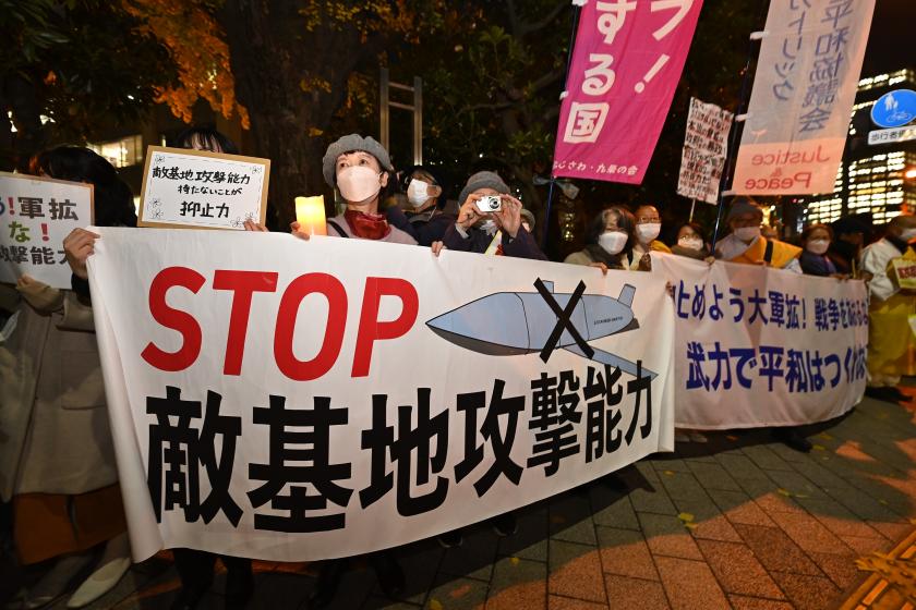 Japonya protesto