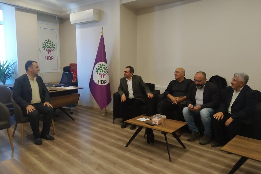 EMEP Genel Başkanı Akdeniz’den HDP'li Encü'ye ziyaret: Saldırılara karşı birleşmek şart