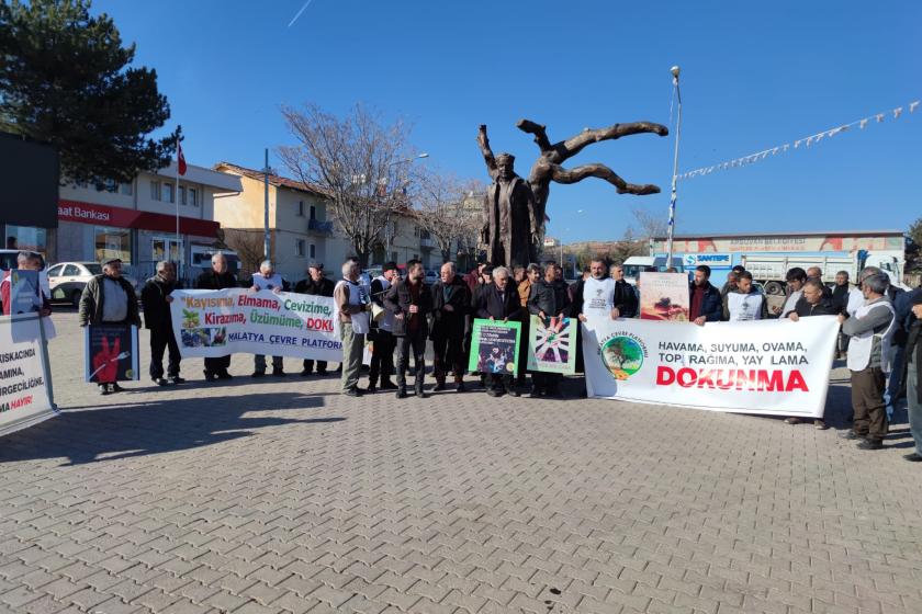 Malatya'da yapılan basın açıklaması