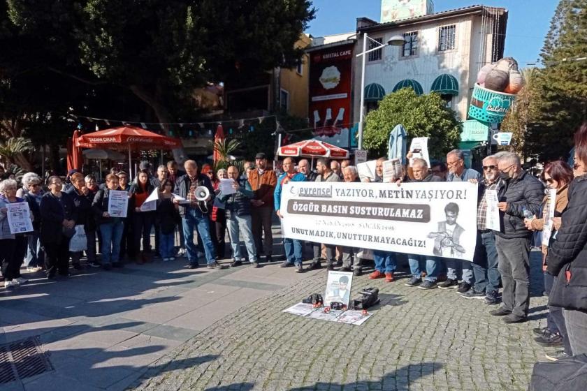 Antalya'da düzenlenen Metin Göktepe anması