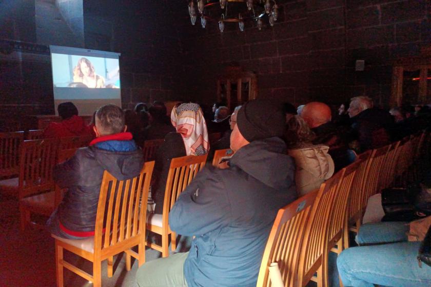 Kayseri'de düzenlenen film gösterimi