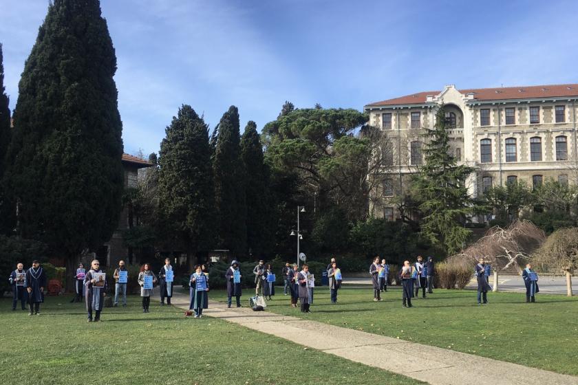 Boğaziçi akademisyen nöbeti