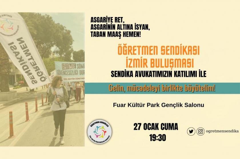 Özel sektör öğretmenler İzmir buluşması  afişi