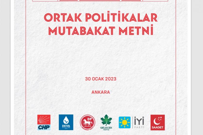 Millet İttifakı Ortak Politikalar Mutabakat Metni kapağı