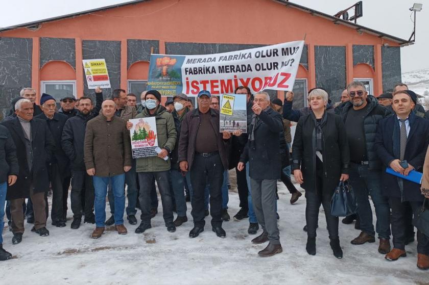 Kayseri’de patlayıcı fabrikası yapımına bölge halkı karşı çıkıyor