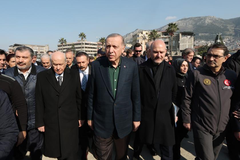 Tayyip Erdoğan ve Devlet Bahçeli Hatay'da