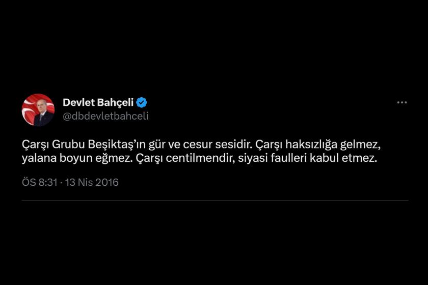 Beşiktaş'tan istifa eden Bahçeli'nin 2016'daki tweet'i gündeme geldi