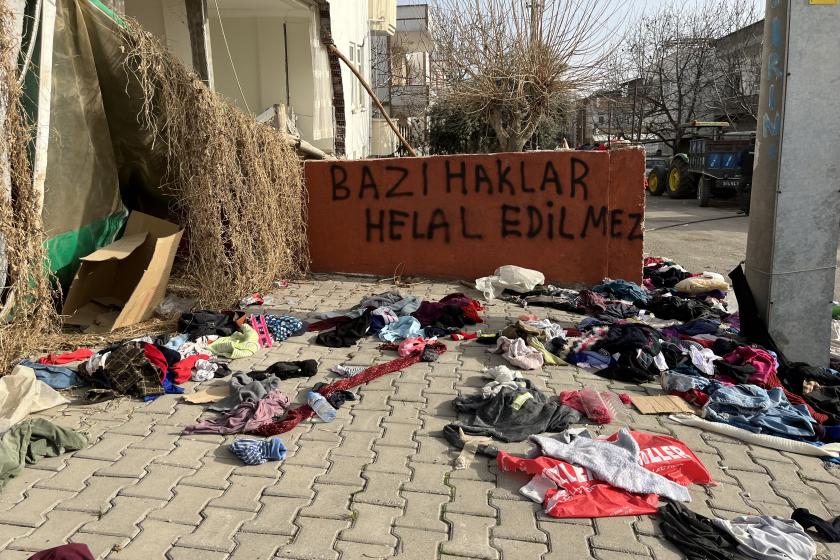 Bazı haklar helal edilmez yazısı