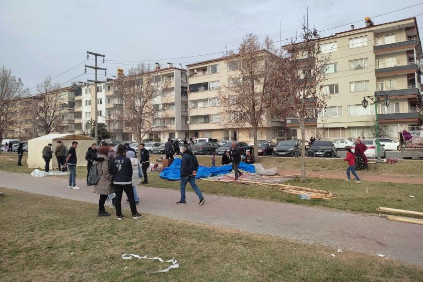 Antep'teki Masal Park'ta kaldırılan çadırlar