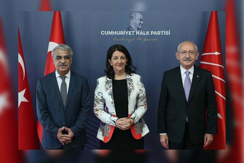 Kemal Kılıçdaroğlu, Pervin Buldan ve Mithat Sancar