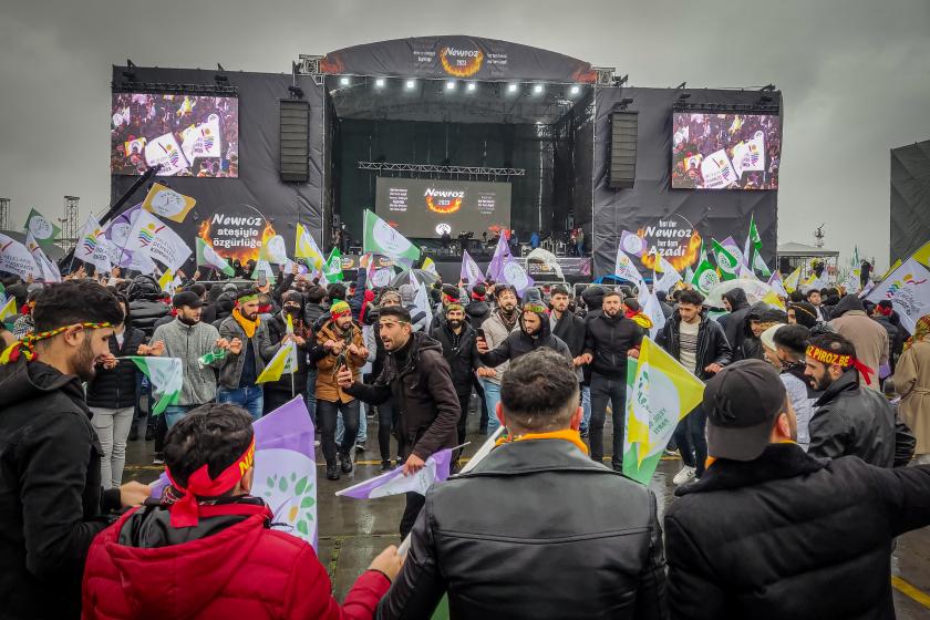 newroz kutlaması. istanbul, yenikapı