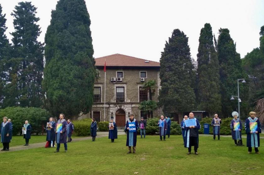 Boğaziçi akademisyen nöbeti