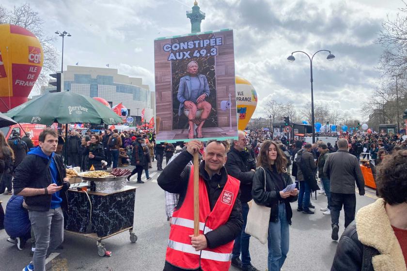 Fransa’da 9. kez genel grev: Macron vazgeç!