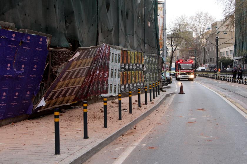 Karaköy'de metruk bina