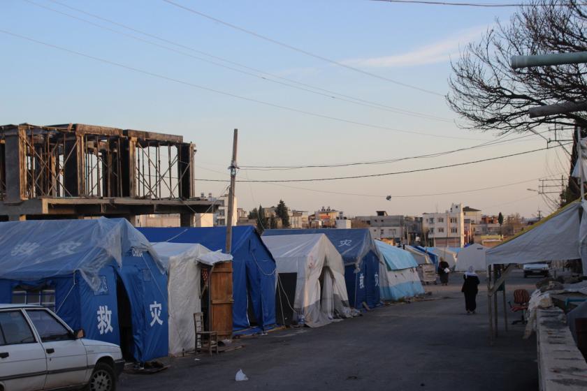 Adıyaman'da deprem çadırları