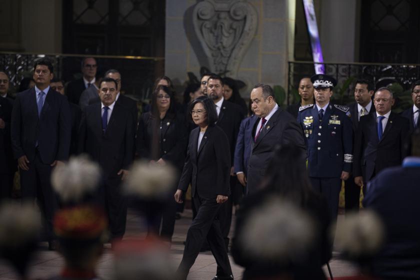 Tayvan lideri Tsai Ing-wen, Guatemala'da resmi temaslarda bulundu