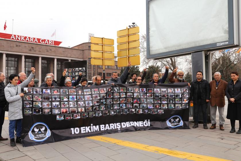 10 Ekim Ankara Gar Katliamının 90’ıncı ayı nedeniyle düzenlenen anma