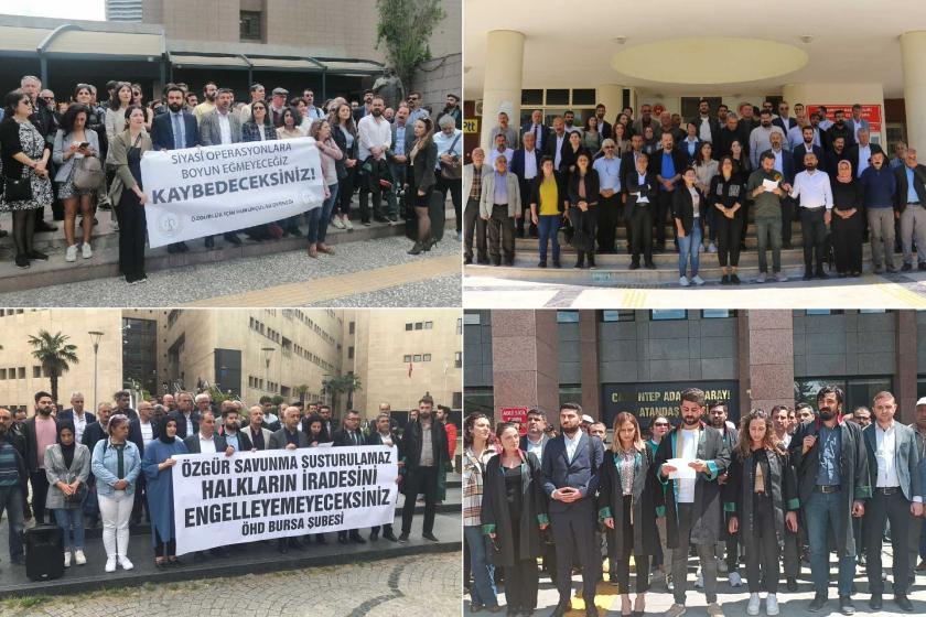 Diyarbakır merkezli operasyona karşı düzenlenen eylemler