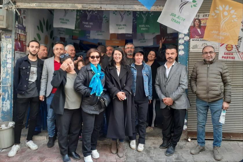 Yeşil Sol Parti Gaziantep adaylarının Düztepe'deki halk buluşması