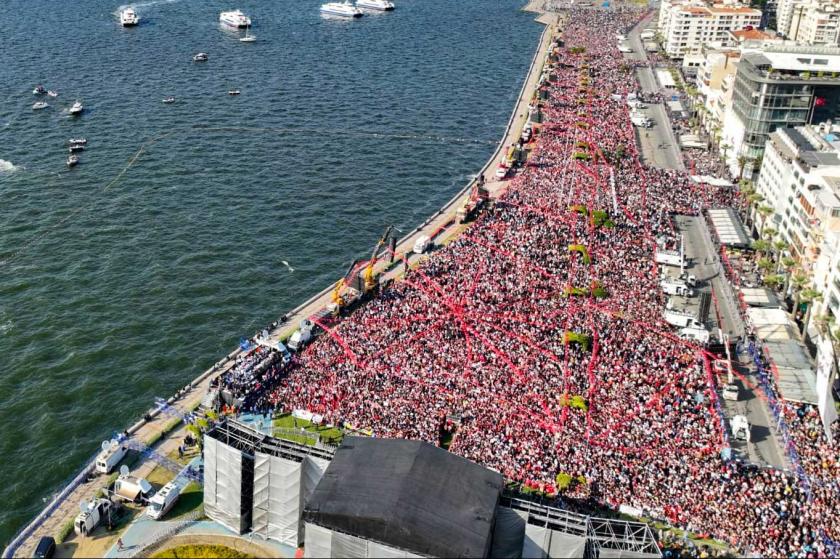 Millet İttifakının İzmir mitingi