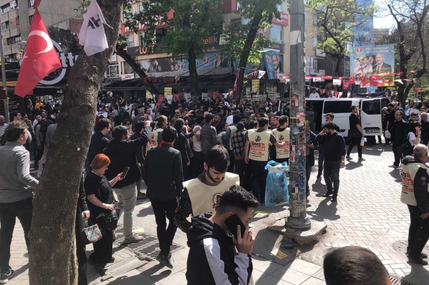 Ankara'da SEP üyelerine yönelik polis müdahalesi