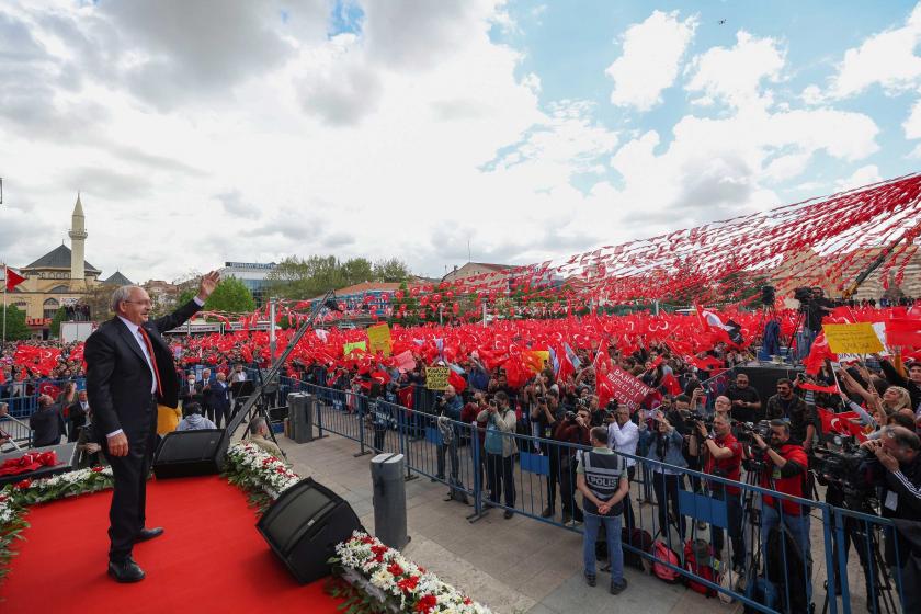 Kemal Kılıçdaroğlu, Kırşehir'de konuşurken