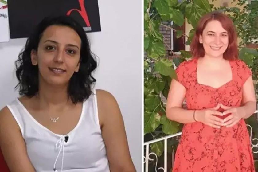 ESP Eş Genel Başkan Yardımcısı Ebru Yiğit ve MYK üyesi Deniz Aktaş