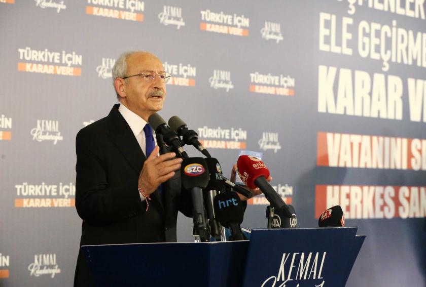 Kemal Kılıçdaroğlu, Hatay'da konuşurken