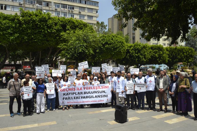 İHD Adana Şubesi Gözaltında kaybedilenler açıklaması